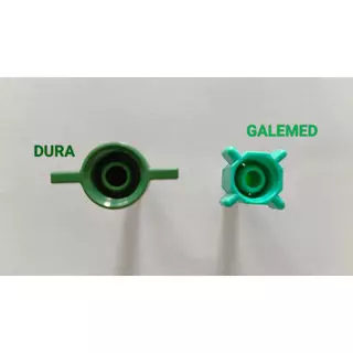 DURA ข้อต่อเกจ์ออกซิเจน Nut & Nipple O2 disp.Ins สำหรับ ถังออกซิเจน Oxygen tank.