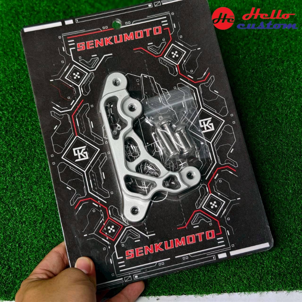 ขาปั้ม CNC PCX160 ABS จาน 267mm. งาน SENKUMOTO ขาจับปั้ม ปักข้าง Brembo PCX 160 2021-2025
