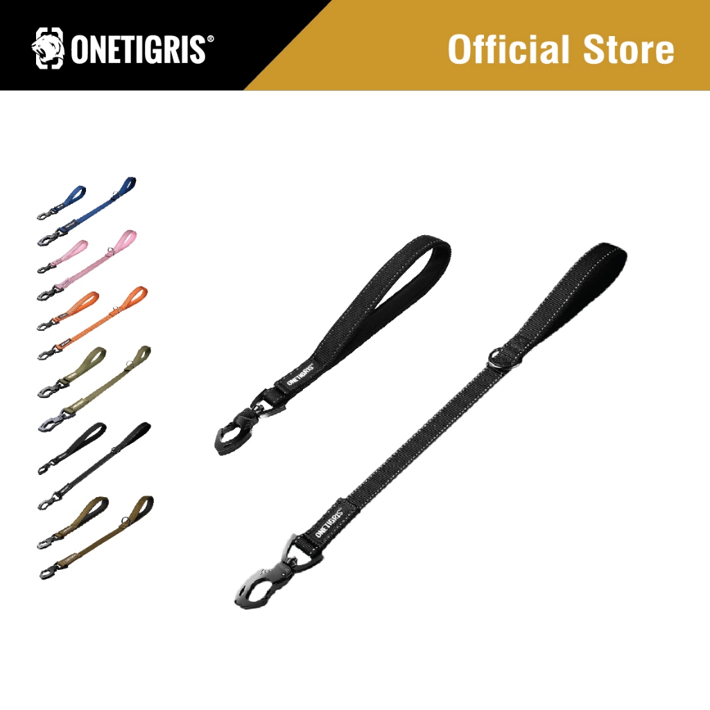 OneTigris สายจูงสุนัขแบบสั้น BOLT Short Dog Leash S/M สายจูงลดแรงกระชากสำหรับสุนัข เชือกจูงสุนัข