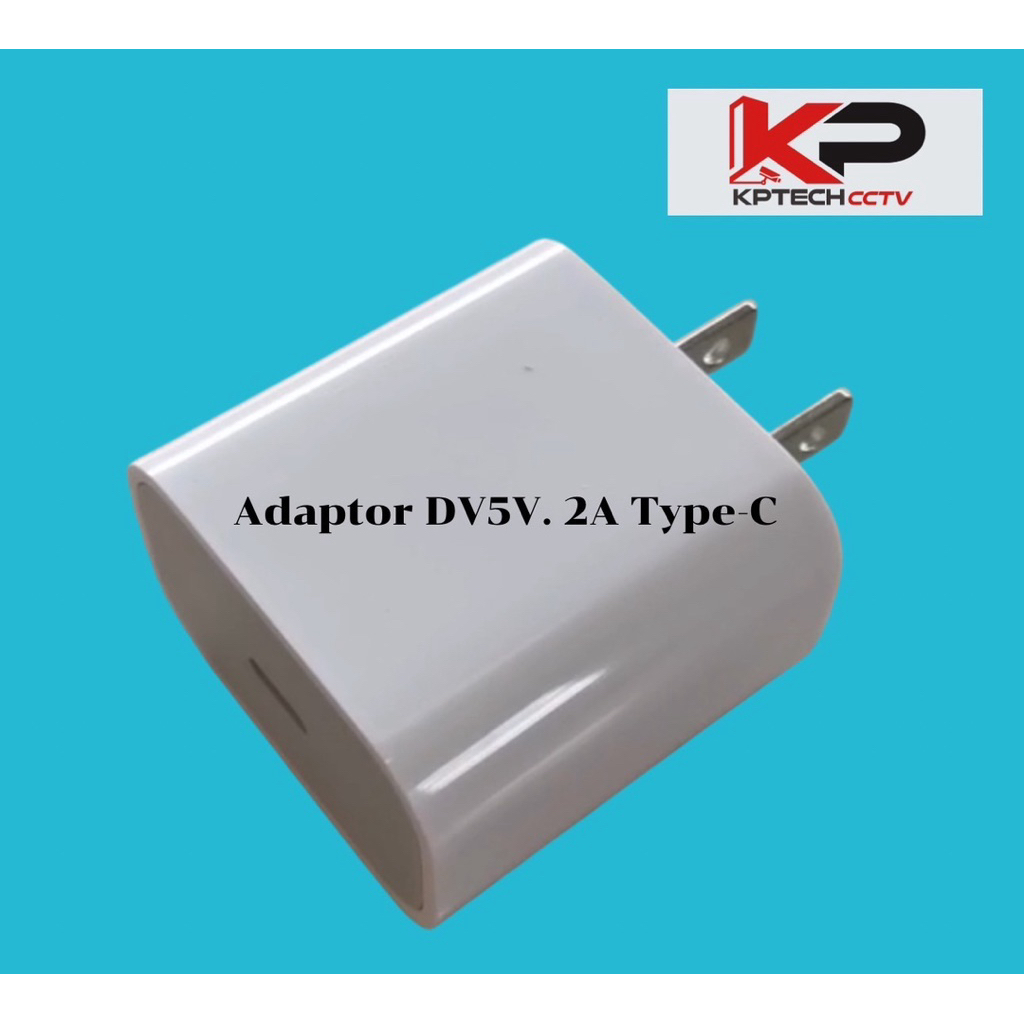 หัวชาร์จ Adapter DC 5V 2A สำหรับกล้องwifi type-c