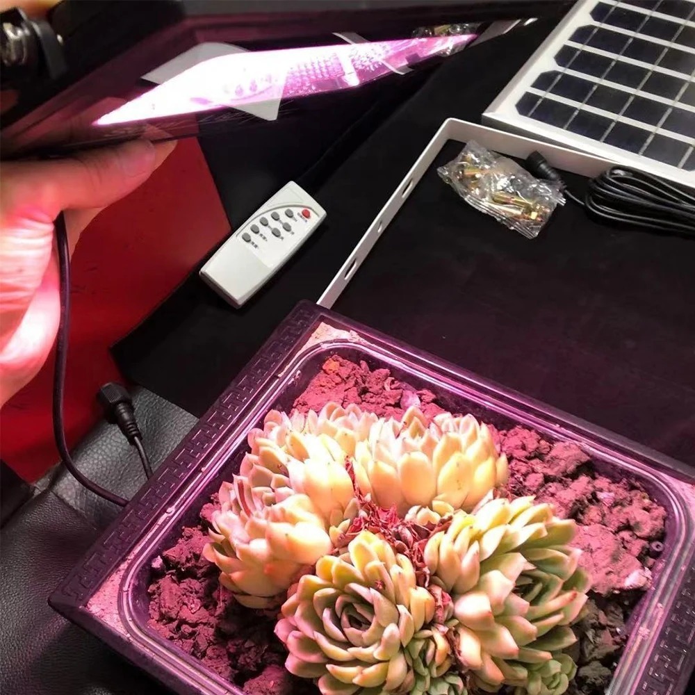 ไฟโซล่าเซลล์สำหรับปลูกต้นไม้ เปิดปิดอัตโนมัติ ไม่เสียค่าไฟ สายไฟ5เมตร  led  light โคมไฟปลูกต้นไม้ให้แสงสว่าง - รูปที่ 6