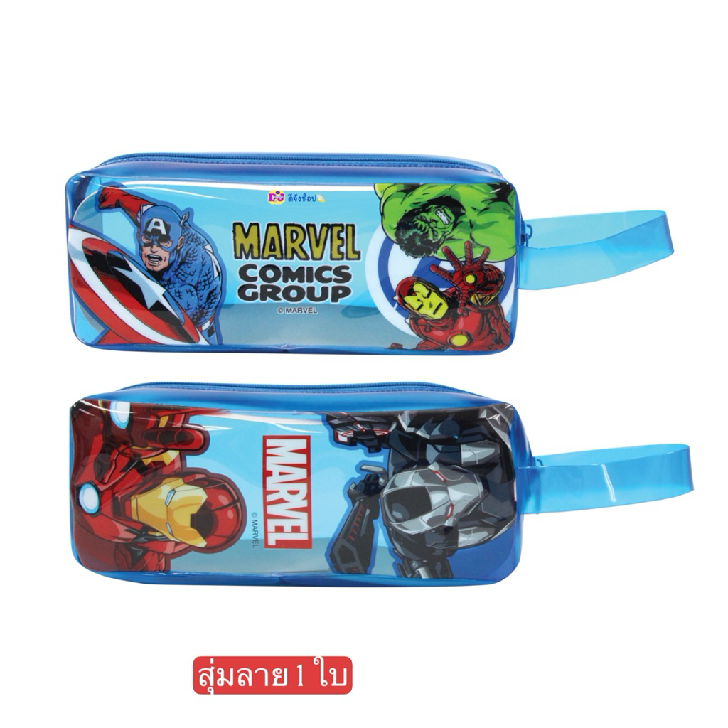 กระเป๋าดินสอ PVC ลิขสิทธิ์แท้ 💯 Sanrio Disney  Marvel คิตตี้ คุโรมิ สไปเดอร์ B003 Pencil bag MT รูปที่ 2