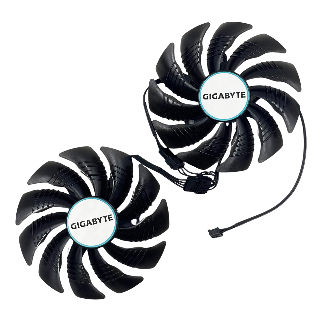 พัดลมการ์ดจอ Gigabyte RTX4060 RTX2060 GTX1660 GTX1060 RX5600XT RX580 Model T129215SU ส่งจากไทย