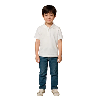 เสื้อโปโล แขนสั้น เด็กชาย-เด็กหญิง ผ้าจูติ 9 สี อายุ 1-11 ขวบ Polo Shirt for Kids unisex
