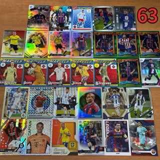 การ์ดสะสมฟุตบอล MESSI RONALDO NEYMAR LEWANDOWSKI REUS และดาว…