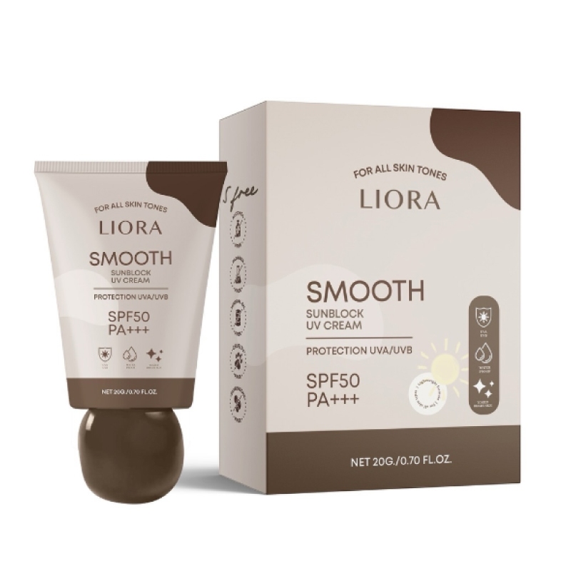 กันแดดลิโอร่า สมูท Liora Smooth Sunblock 20g. ครีมกันแดดลิโอร่า SPF 50PA+++