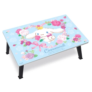 Koomsquare [รวม] โต๊ะญี่ปุ่น ลายการ์ตูน ลิขสิทธิ์แท้ สีพื้น ลายไม้ พับเก็บได้ ขนาด 60*40*24 ซม.