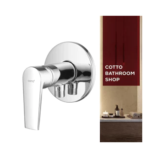 COTTO วาล์วเปิด-ปิดน้ำแบบก้านโยก รุ่น ลูค CT1161AN STOP VALVE FOR SHOWER