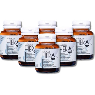 Magicus Hera มาจิคัสเฮร่า วิตามินลดผมร่วง 6 กระปุก