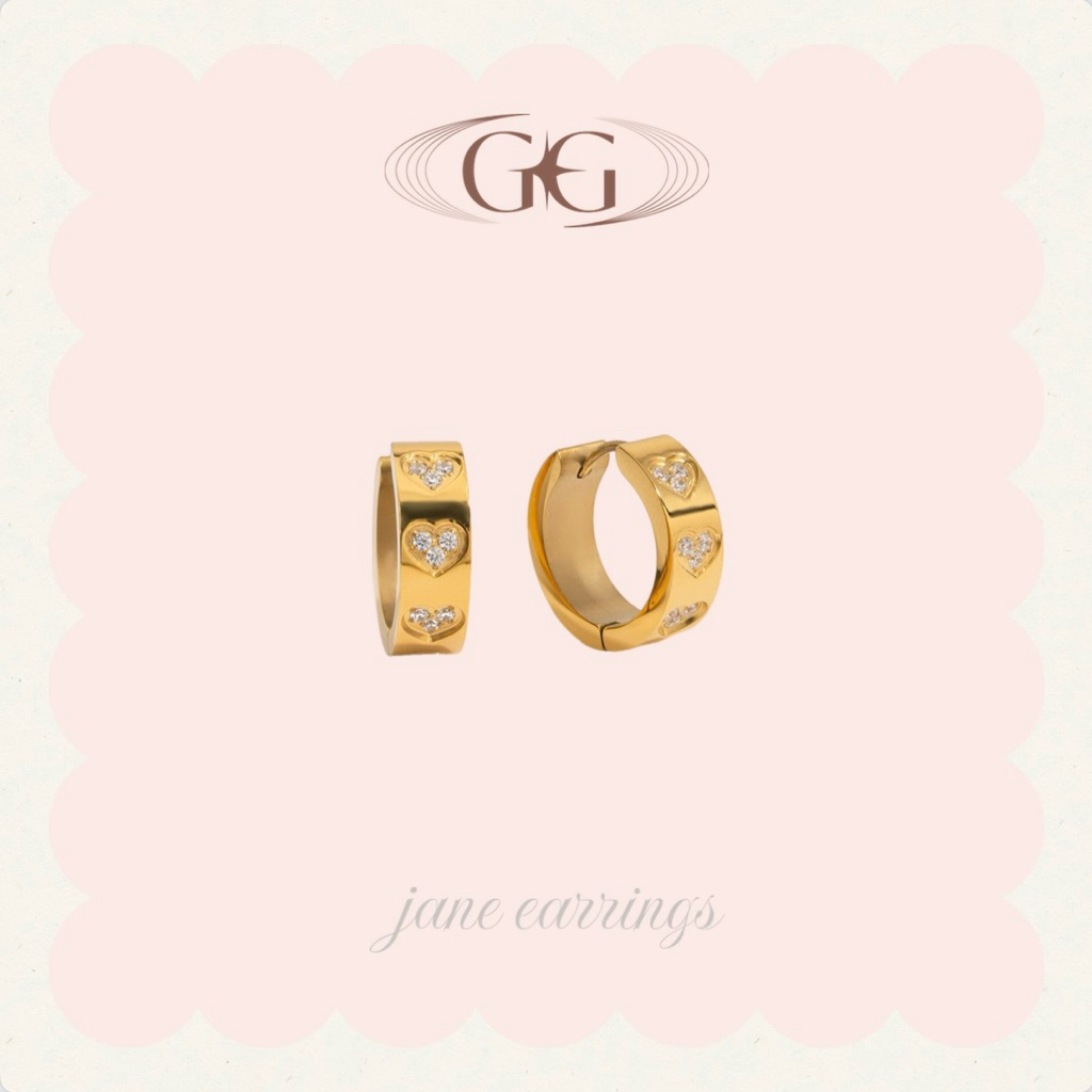 gigaglam jane earrings | ต่างหูไม่ลอกไม่ดำ
