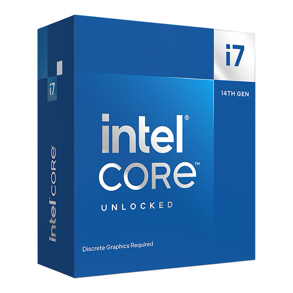 CPU (ซีพียู) INTEL CORE I7-14700KF - 20C 28T 2.5-5.6GHz (INTEL SOCKET 1700) (ระบบระบายความร้อนไม่รวม