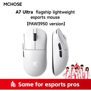 MCHOSE A7 Ultra รุ่น PAW3950 ไมโครมอทีON ขนาด 125.84x63.24x39.78 มม. น้ำหนักเบา 56g สำหรับมือกลางถึงใหญ่ รองรับ DPI 4200