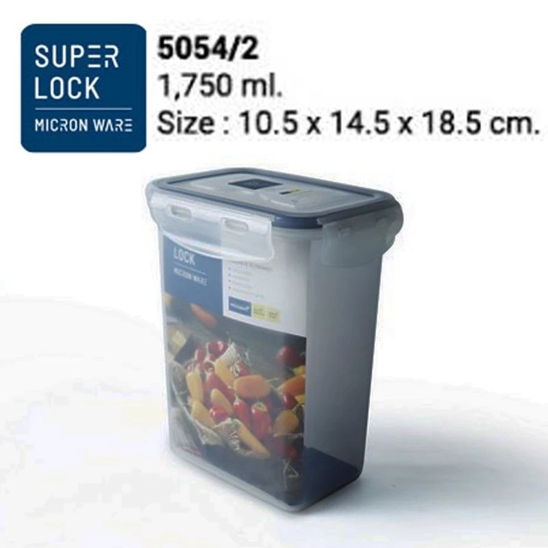 Superlock กล่องถนอมอาหาร รุ่น Classic ความจุ 1750 มล. ปราศจากสารก่อมะเร็ง (BPA Free) รุ่น 5054/2