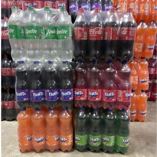 น้ำอัดลมโค้ก,แฟนต้า,สไปท์ ขนาด1.25L มาเล แพ็ค12ขวด