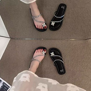 ShoesStudios สไตล์ล่าสุดในปีนี้ รองเท้าแตะแฟชั่นพื้นเรียบผู้…