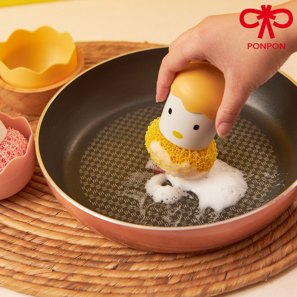 PONPON อุปกรณ์ทำความสะอาด รูปลูกเจี๊ยบ ทำความสะอาดเครื่องครัวได้อย่างมีประสิทธิภาพ