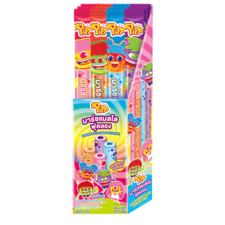 [PP02005] Pipp Marshmallow Foot Long พิพ มาร์ชแมลโลฟุตลอง รสสตรอเบอร์รี่ บลูเบอร์รี่ เมล่อน และองุ่น 25ก x 12ชิ้น