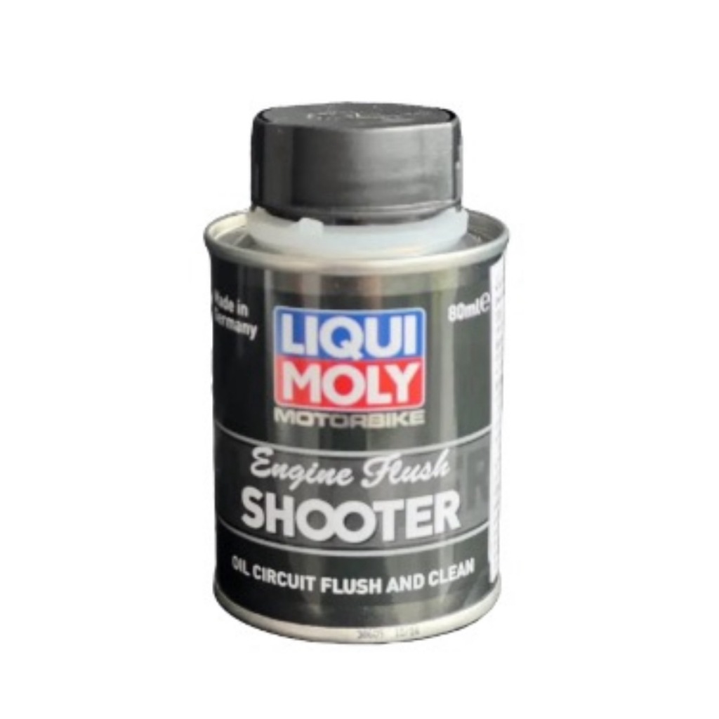 LIQUI MOLY : น้ำยาทำความสะอาดภายในเครื่องยนต์มอเตอร์ไซค์ (Motorbike Engine Flush Shooter) ขนาด 80 ml