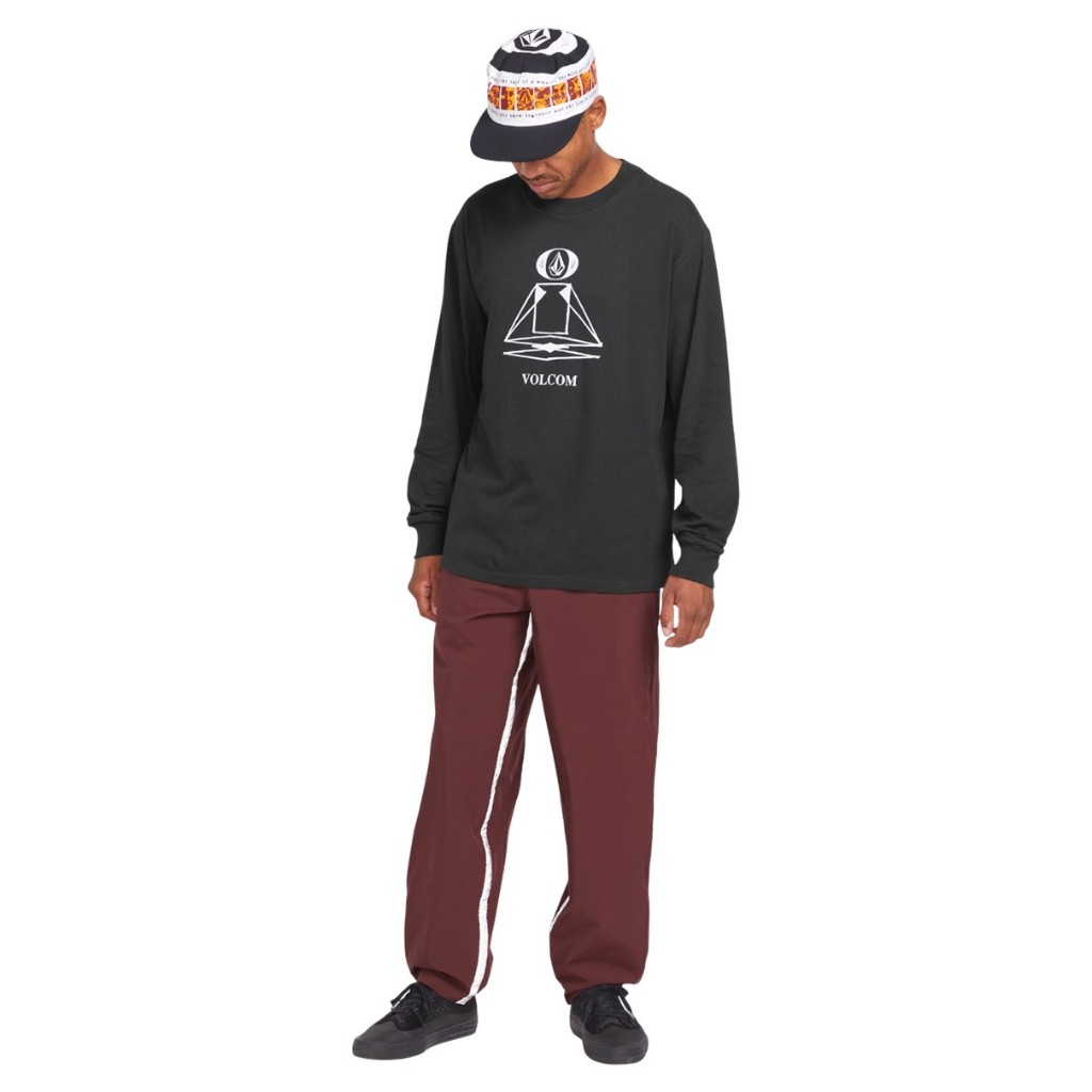 Volcom เสื้อยืดแขนยาวสำหรับผู้ชาย Mens Skate Vitals Remy Lst 1 244 A3632408-STH — صورة 3