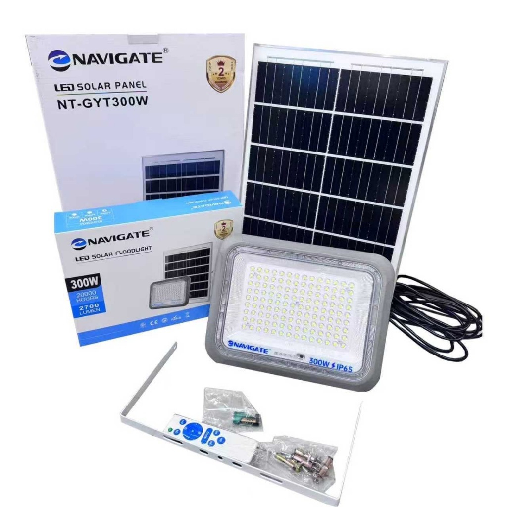 สปอร์ตไลท์โซล่าเซลล์ NAVIGATE 200W 300W 500W
