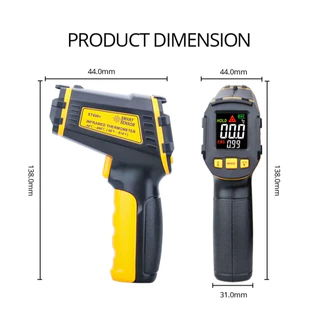 เครื่องวัดอุณหภูมิอินฟาเรด รุ่นST490 SmartSensor คุณภาพสูงหน้าจอดิจิตอล วัดไกล รวดเร็วแม่นยำ 10021
