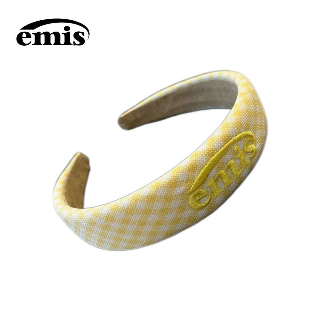 (Emis)EMIS checkered hair band