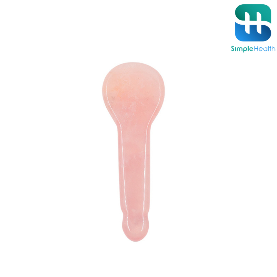 Simple Health หินกัวซา หินนวดหน้า กัวซาธรรมชาติ Gua Sha สำหรับนวดยกกระซับหน้า ทำให้ผิวหน้ากระจ่างใส ลดฝ้า