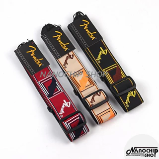 (พร้อมส่ง) สายสะพายกีตาร์ลายFender / Gibson ใช้ได้ทั้งกีต้าร์โปร่ง/กีต้าร์ไฟฟ้า/เบส วัสดุทนทาน ปรับความยาวได้ ไม่บาดไหล่