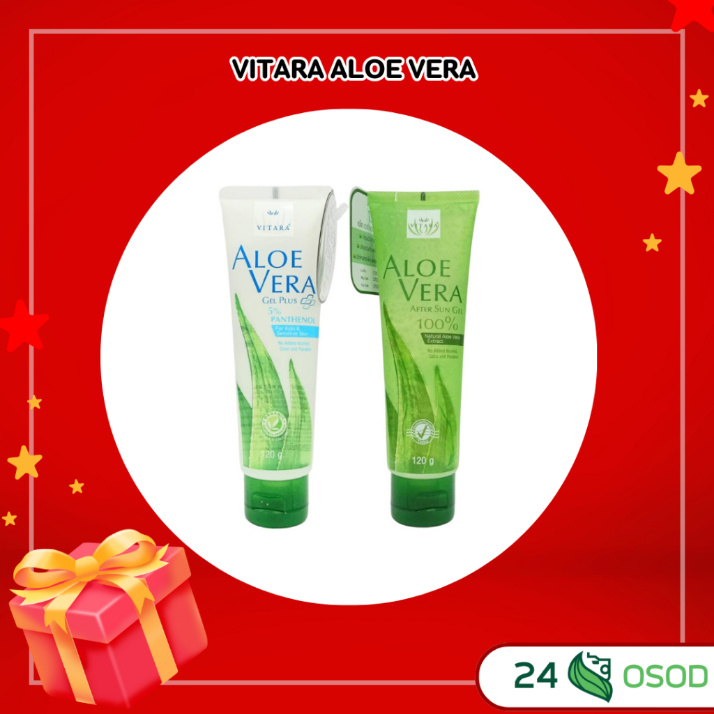 VITARA ALOE VERA PLUS PANTHENOL 5% 120G/VITARA ALOE VERA AFTER SUN GEL 120G