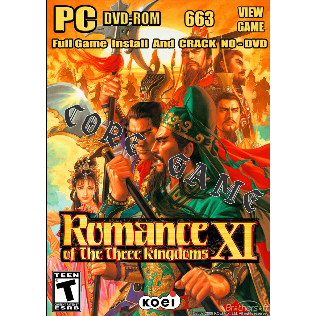 Romance of the Three Kingdoms XI (เมนู English) แผ่นและแฟลชไดร์ฟ  เกมส์ คอมพิวเตอร์  Pc และ โน๊ตบุ๊ค