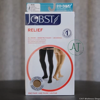 ถุงน่องเส้นเลือดขอด JOBST (Relief) ต้นขา สีเนื้อ (beige) เปิดปลายเท้า ความดัน 20-30 มิลลิมตรปรอท Thigh level Open toe