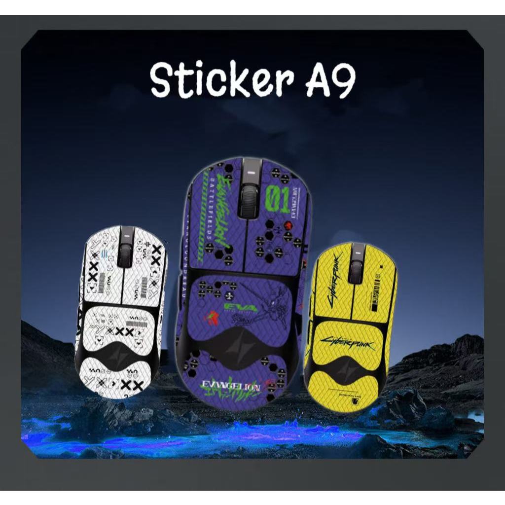 สติ๊กเกอร์เมาส์ Sticker mouse A T K A9Dragonfly A9 Series เมาส์สติกเกอร์กันลื่น A9SE/Plus/PRO/Ultra