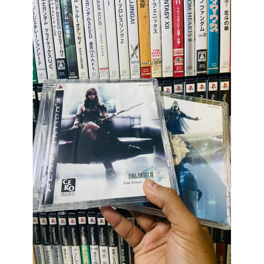 PS3 FFVII ADVENT CHILDREN ไฟนอลแฟนตาซี แผ่นเกม + ภาพยนตร์