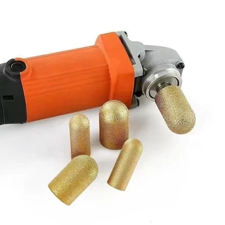 หัวเจียรเพชร ทรงโดม สำหรับเครื่องเจียร ขัดหิน กระจก คอนกรีต Diamond Grinding Bit Dome Head for Angle Grinder