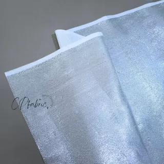 ผ้าตาดพื้น ผ้าดิ้นเงินทอง ผ้าลายไทย (Metallic Fabric) ใช้ทำสไบ โจงกระเบน ประดับ หน้ากว้าง110cm (ขายเป็นหลา)