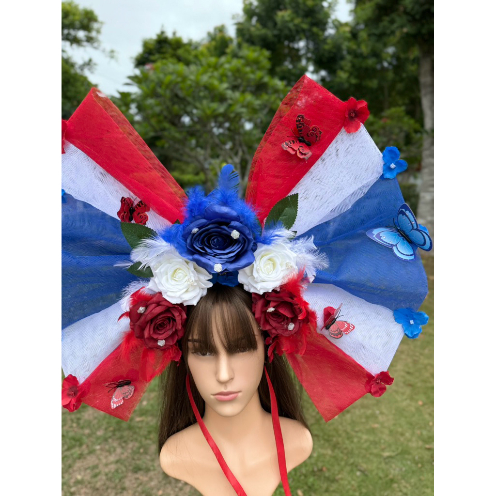 รวมพร็อพไทยแลนด์ที่คาดผมโบว์ยักษ์ แว่น ชฎา คาดผม🇹🇭พร้อมส่งจากไทย🇹🇭 - รูปที่ 2