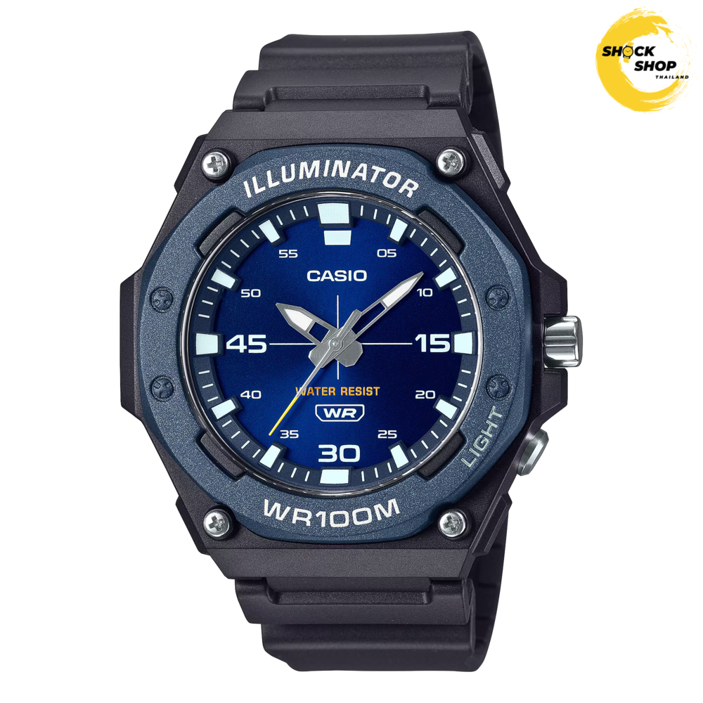 CASIO นาฬิกาผู้ชาย รุ่น MW-620H-2AV วัสดุเรซิ่น สีน้ำเงิน คาสิโอ