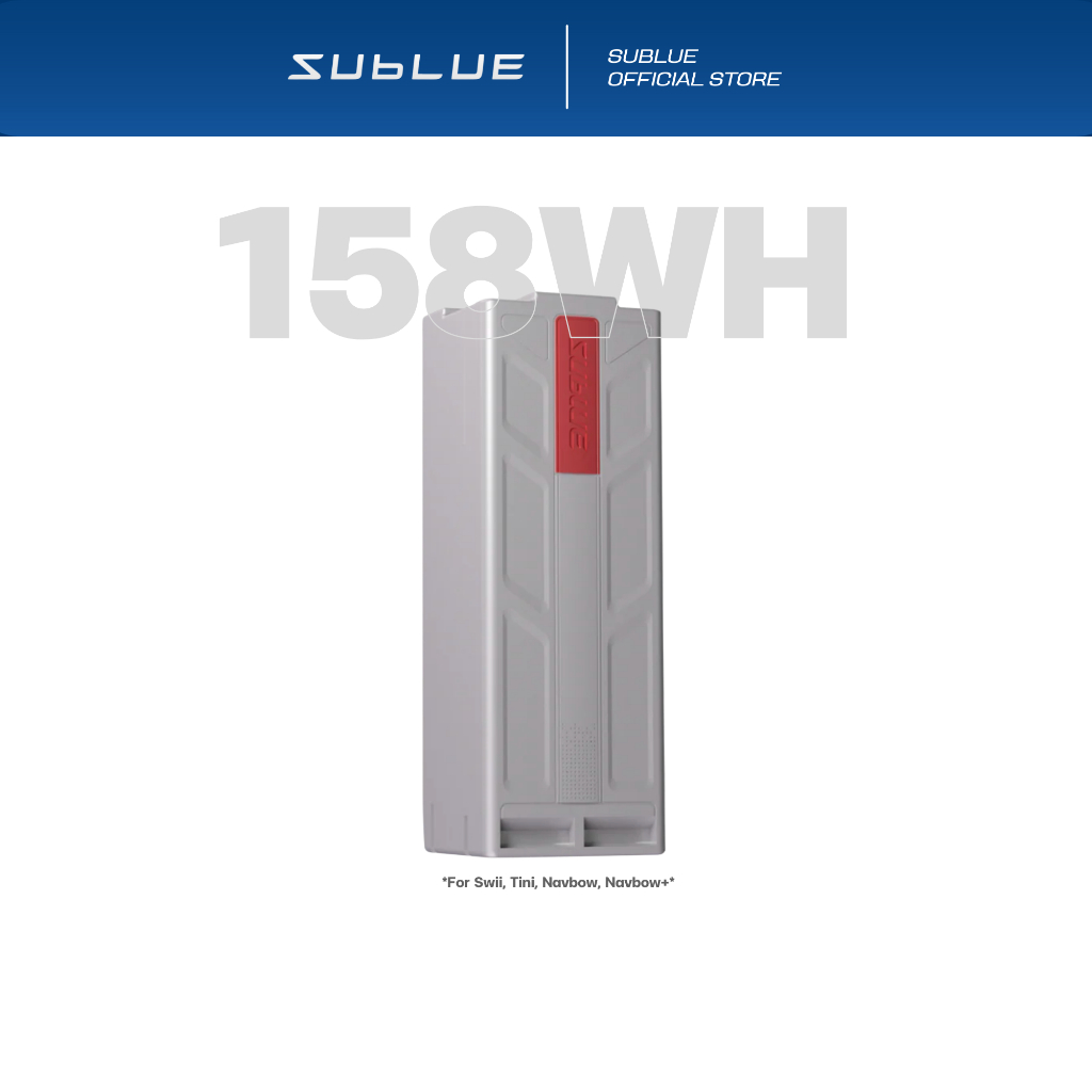 แบตเตอรี่ สำหรับสกู๊ตเตอร์ดำน้ำ WhiteShark Navbow Battery 158Wh แบตเตอรี่สกู๊ตเตอร์ดำน้ำ