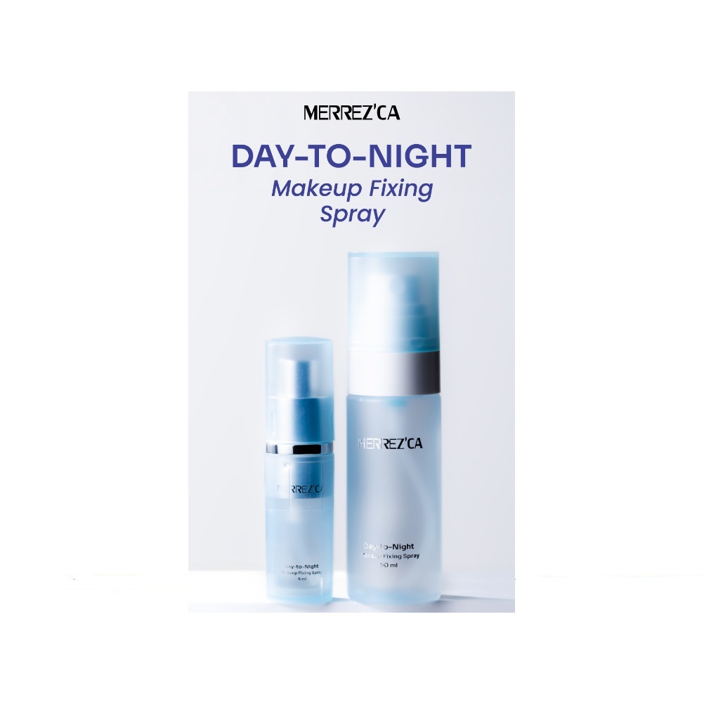 Merrez'ca Day-to-Night Makeup Fixing Spray เมอร์เรซก้า เดย์-ทู-ไนท์ เมคอัพ ฟิกชิ่ง สเปรย์ล็อค เมคอัพเป๊ะยาวนาน 12 ชม