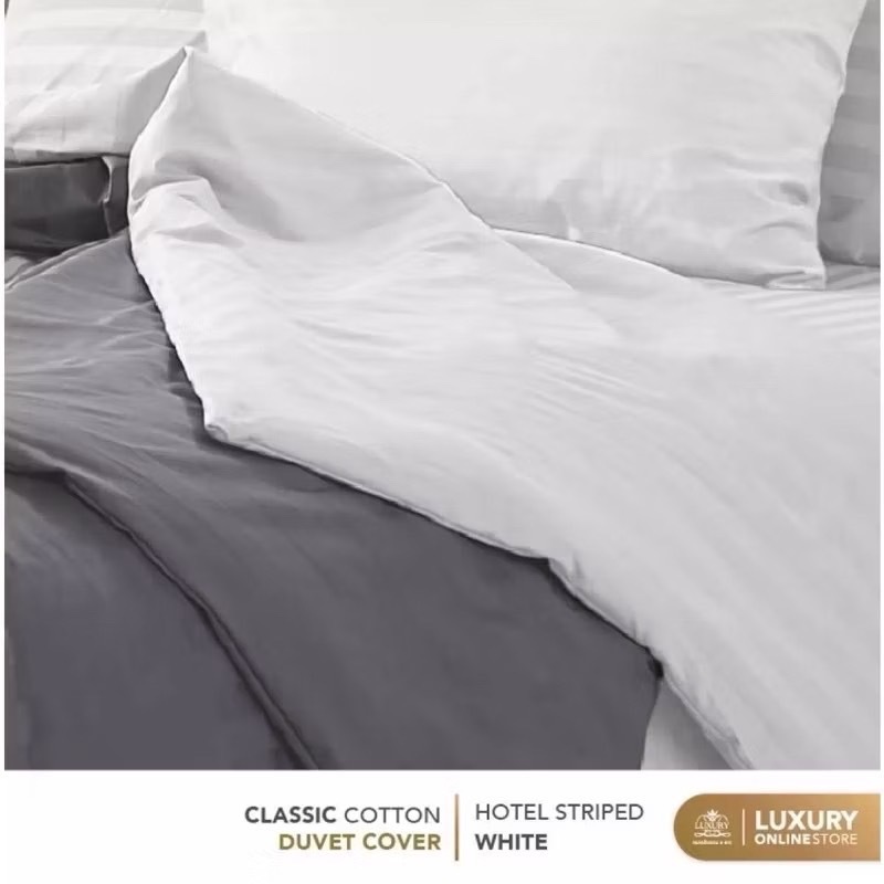 ปลอกผ้านวม รุ่น Luxury Cotton ขนาด 6 ฟุต (King Size)