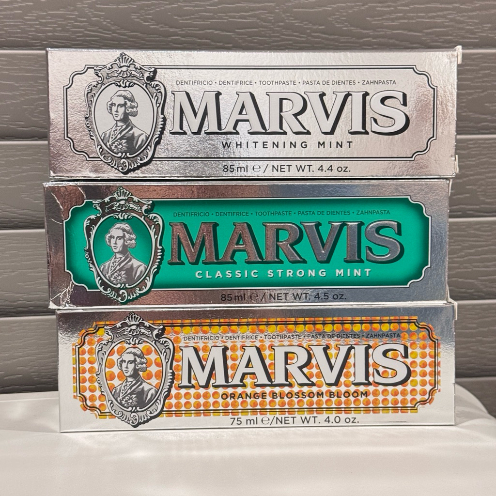Marvis Mint Toothpaste mavis whitening ยาสีฟัน มาร์วิส มีกลิ่นใหม่ 85g จากอิตาลี บำรุงเหงือก บำรุงเห