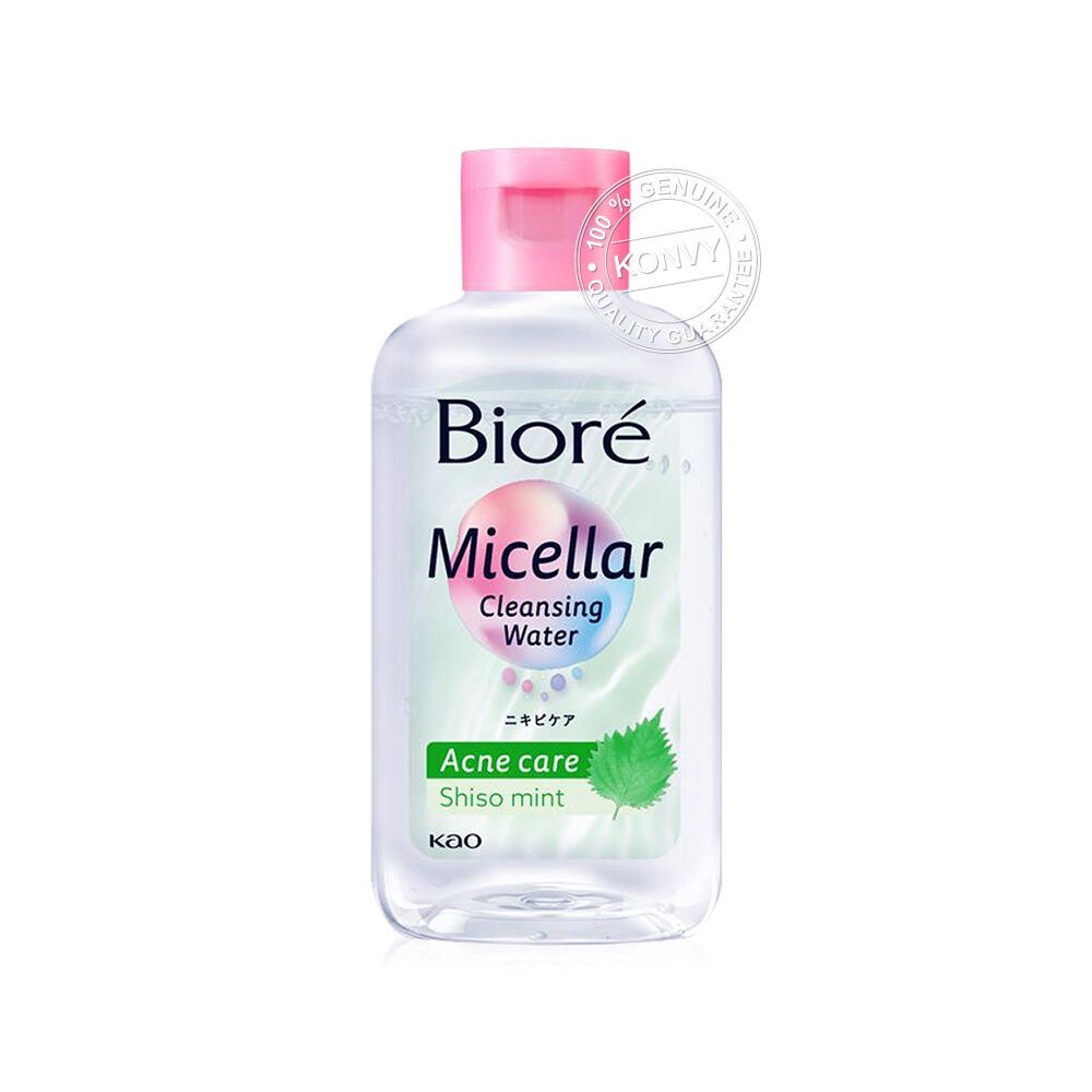 Exp.28 Biore Micellar Cleansing Water Acne Care Shiso Mint 50ml