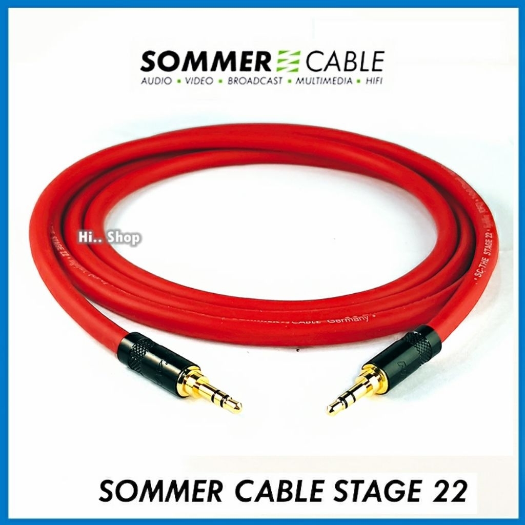 SOMMER STAGE22 สาย AUX TRS 3.5 - TRS  3.5 หัวแจ็ค Neutrik Rean