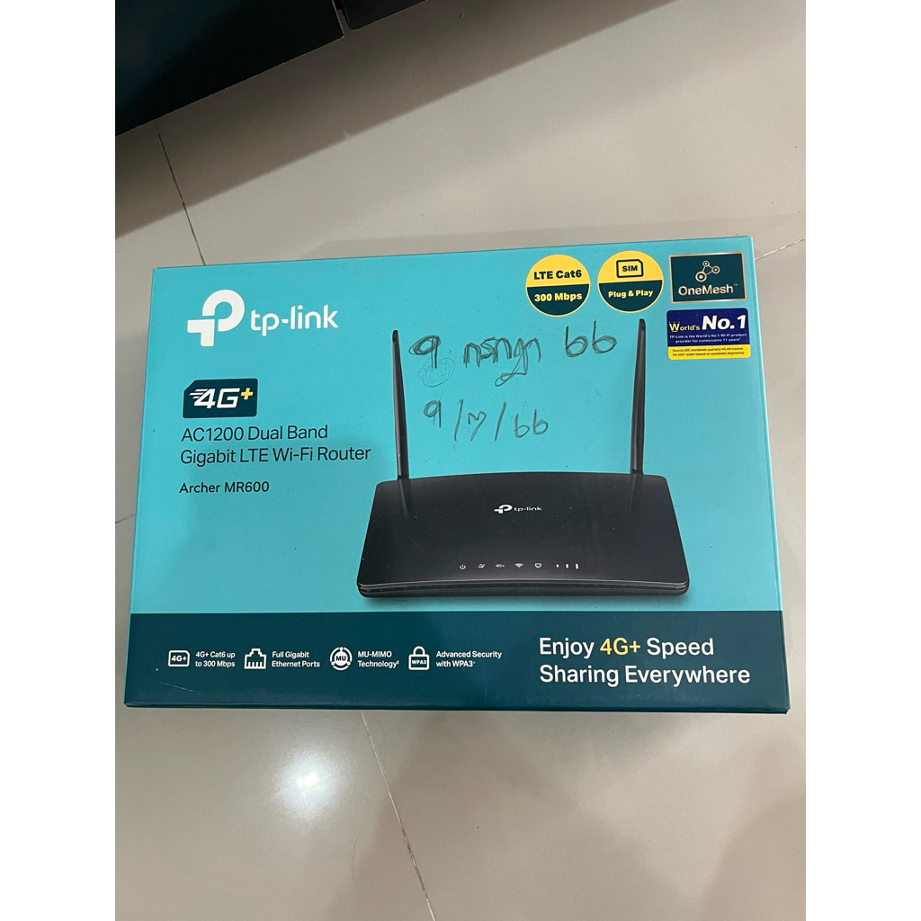 TP-LINK Archer MR600 V5 4G+ Cat6 AC1200 Wireless Dual Band Gigabit Router
