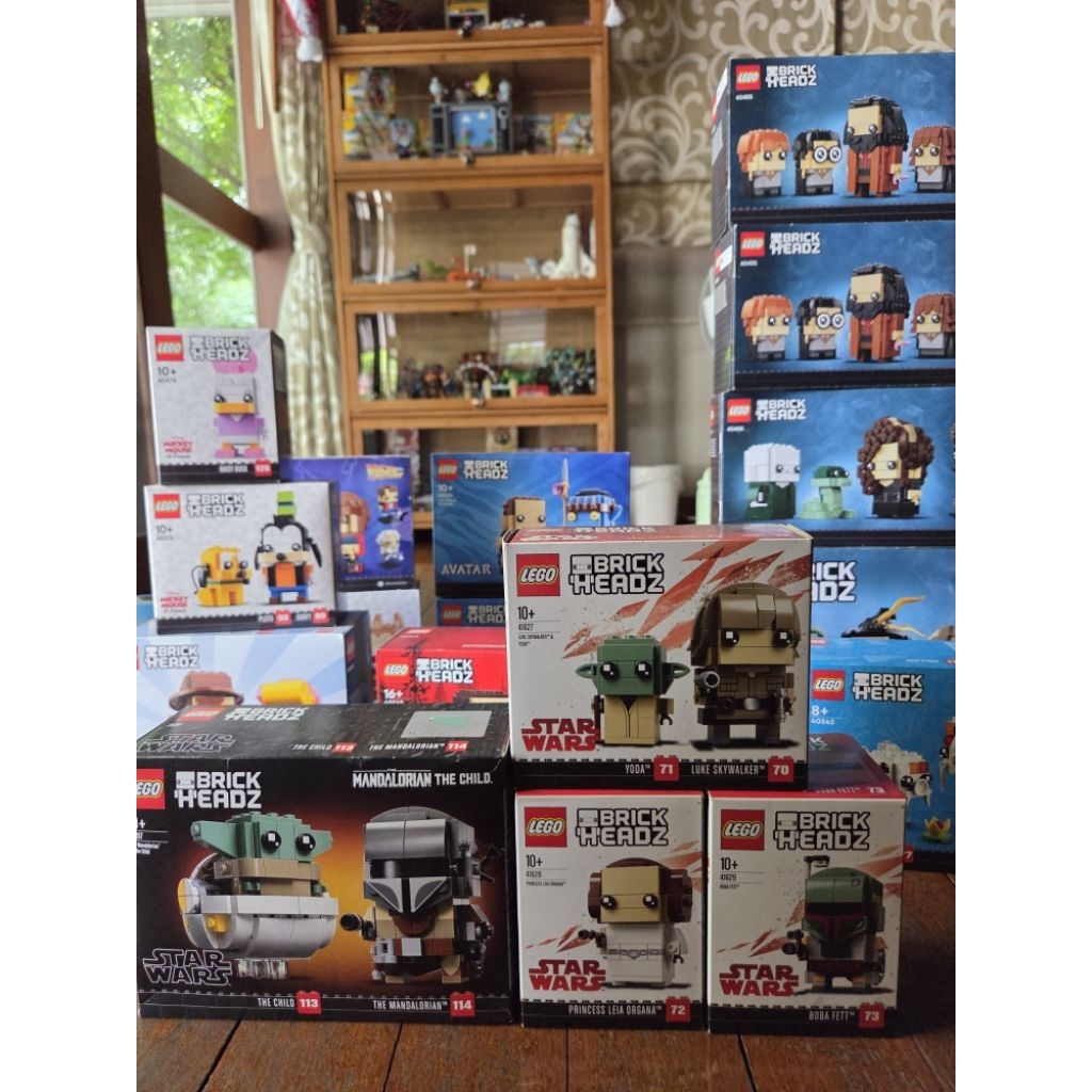 Lego 41627 + 41628 + 41629 + 75317 brickheadz