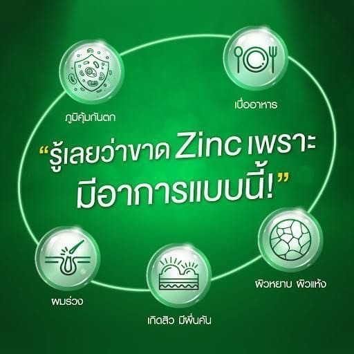 (3 ขวด 135 แคปซูล) Vistra Zinc 15 mg วิสทร้า ซิงก์ 15 มก. ราคา ถูกที่สุด ดีลบีเคเค แกลเลอรีภาพที่ 4