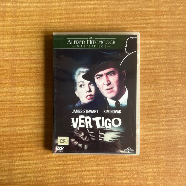 DVD : Vertigo (1958) พิศวาสหลอน [มือ 2] Alfred Hitchcock / James Stewart / Kim Novak / ดีวีดี หนัง แ