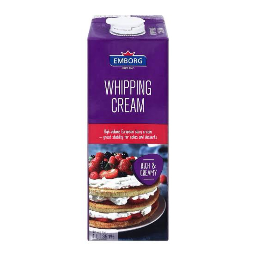 EMBORG Whipping Cream เอ็มบอร์ก วิปปิ้งครีม 1000ml