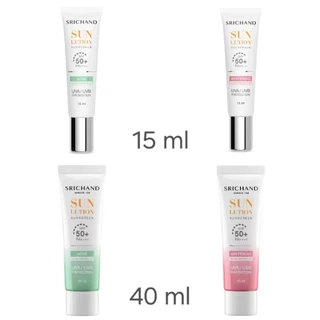 SRICHAND Sunlution Sunscreen 2 สูตร Acne Care/ Skin Whitening 15ml/40ml
