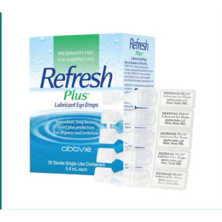 น้ำตาเทียมรายวัน Refresh Plus Lubricating Eye Drops 0.4mLx30…